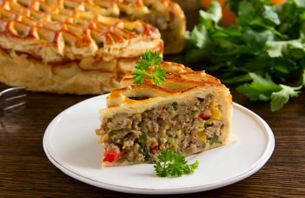 receita de torta de carne moída cremosa